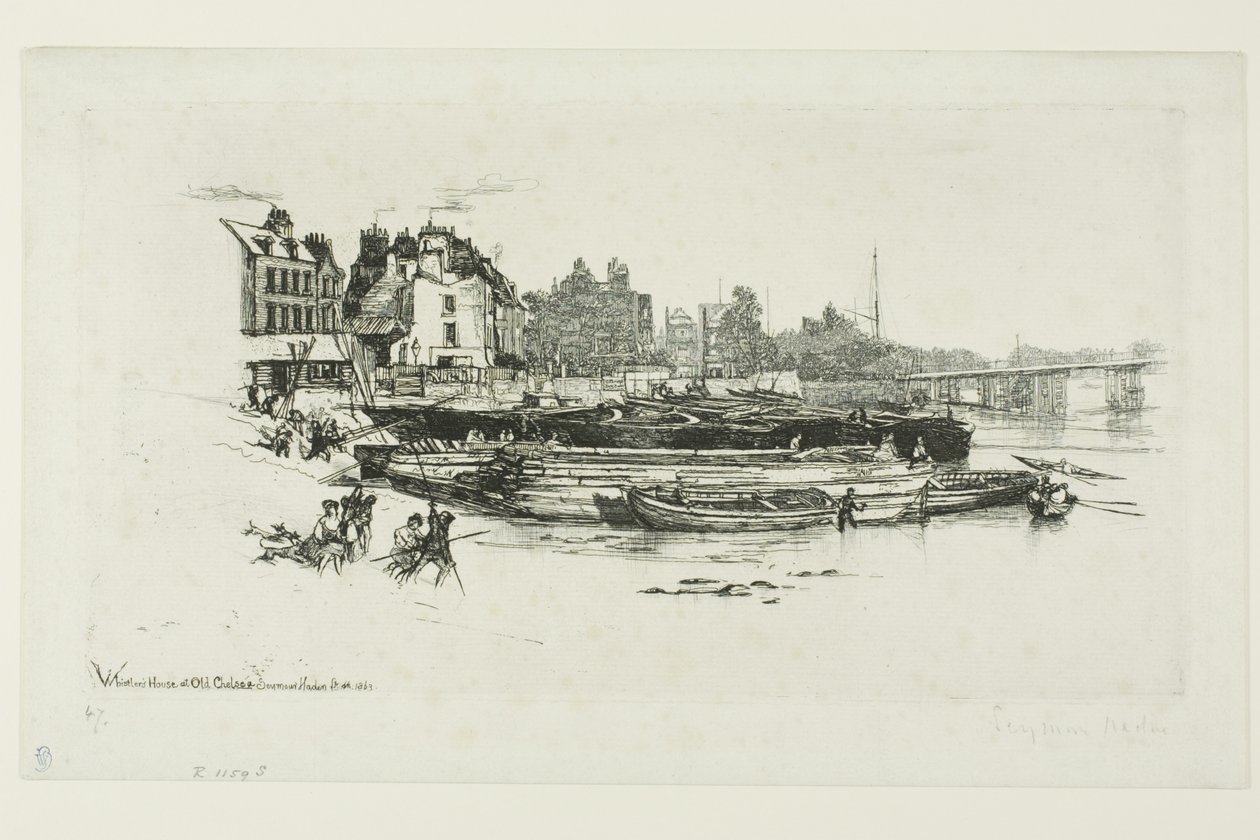 Casa de Whistler, Chelsea de Francis Seymour Haden