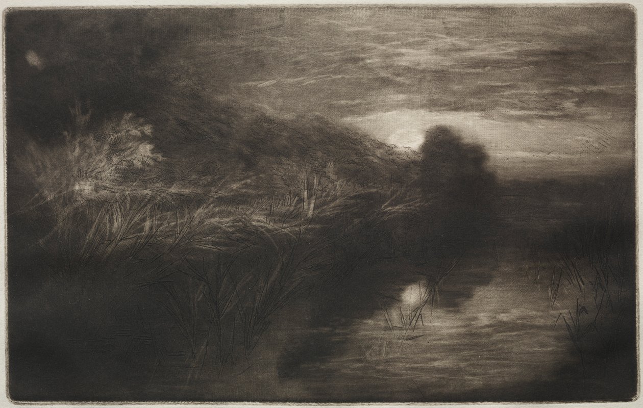 Canal de Winchelsea, 1877. de Francis Seymour Haden