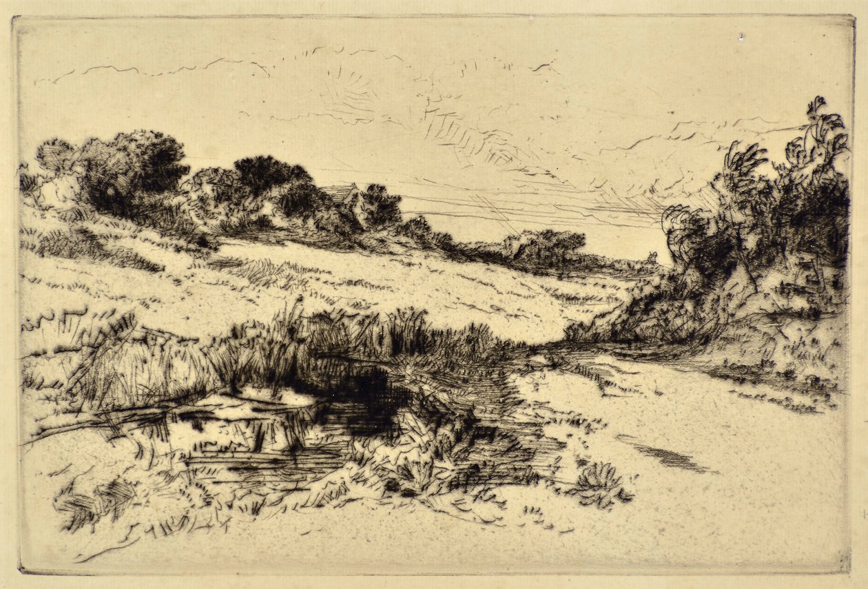 Windmill Hill No.1 de Francis Seymour Haden