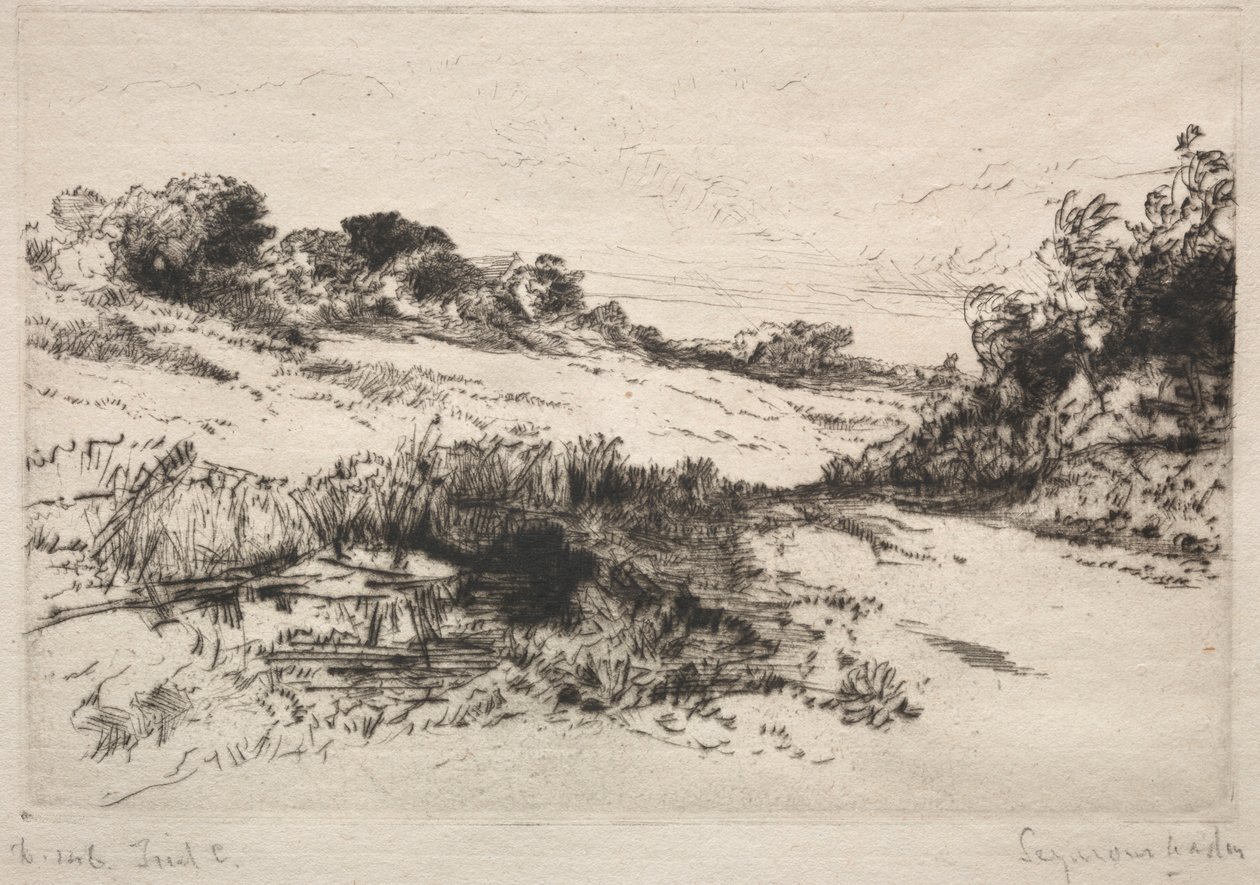 Windmill Hill, n ° 1, 1877. de Francis Seymour Haden