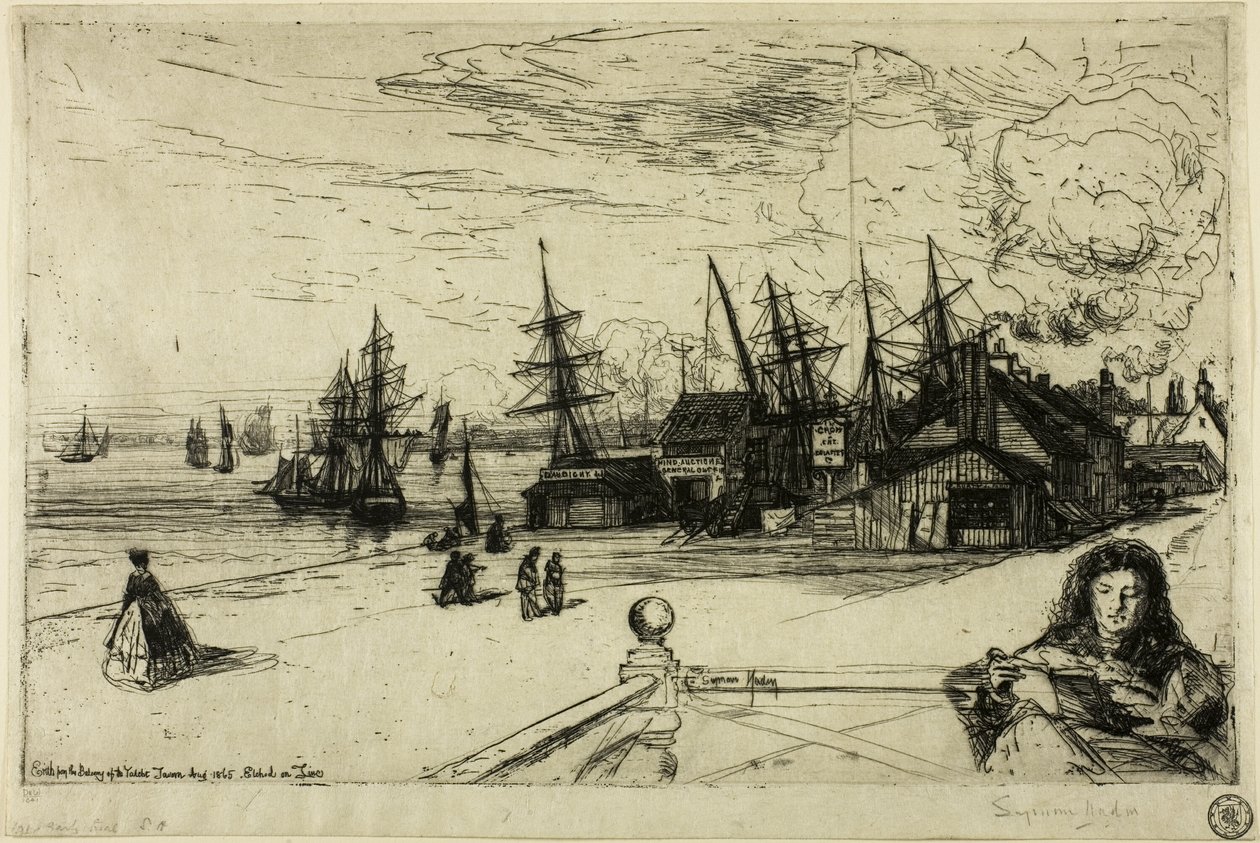 Taverna do Iate, Erith de Francis Seymour Haden