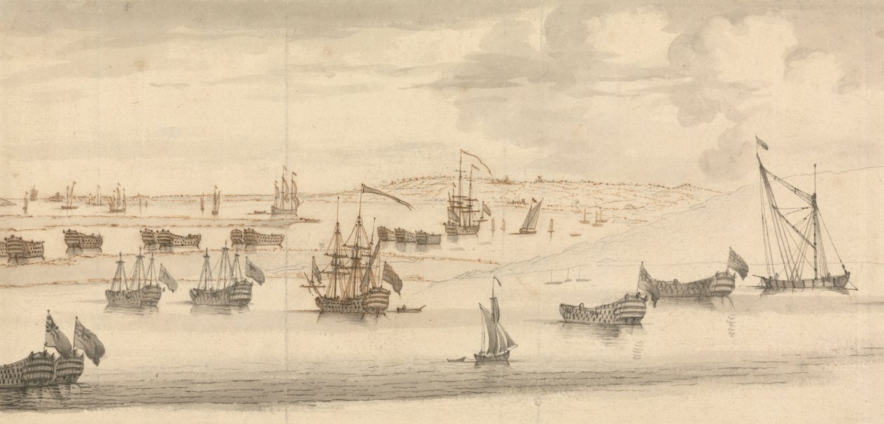 Cascos no Medway de Francis Swaine