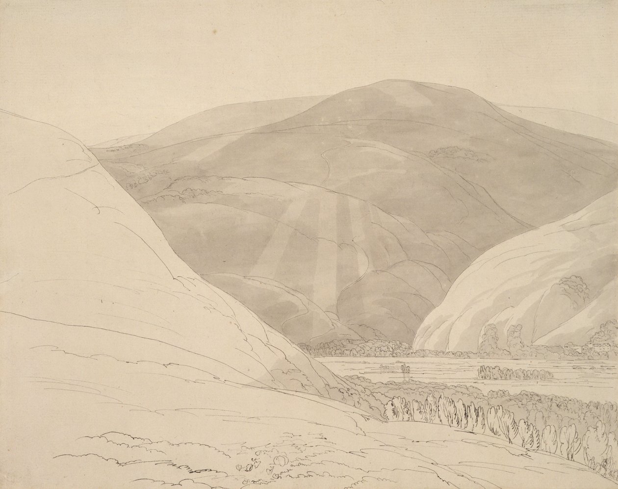 Croidon Hill de Francis Towne