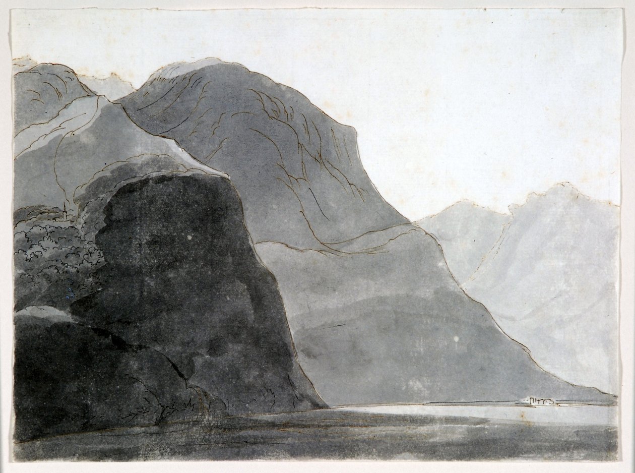 Lago de como de Francis Towne