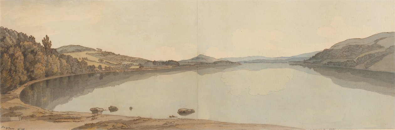 Lago Windermere de Francis Towne