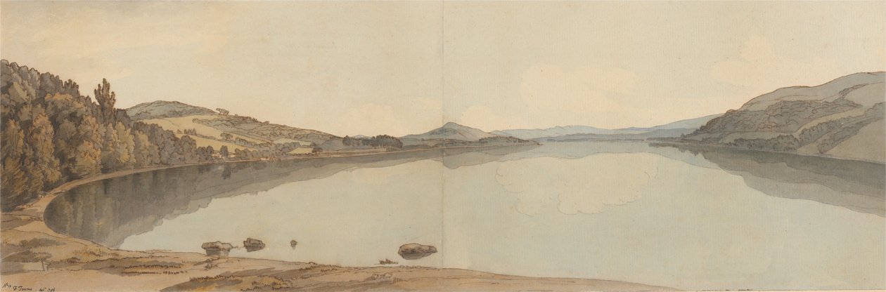 Lago Windermere de Francis Towne