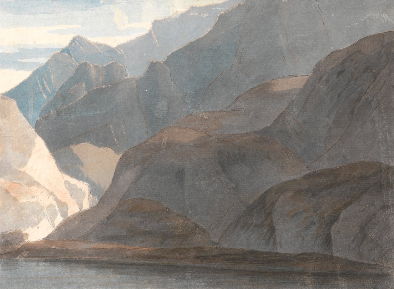 Sobre o Lago de Como de Francis Towne