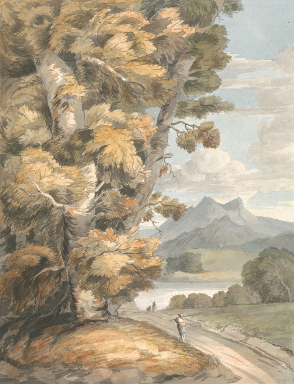 O caminho para o lago de Francis Towne