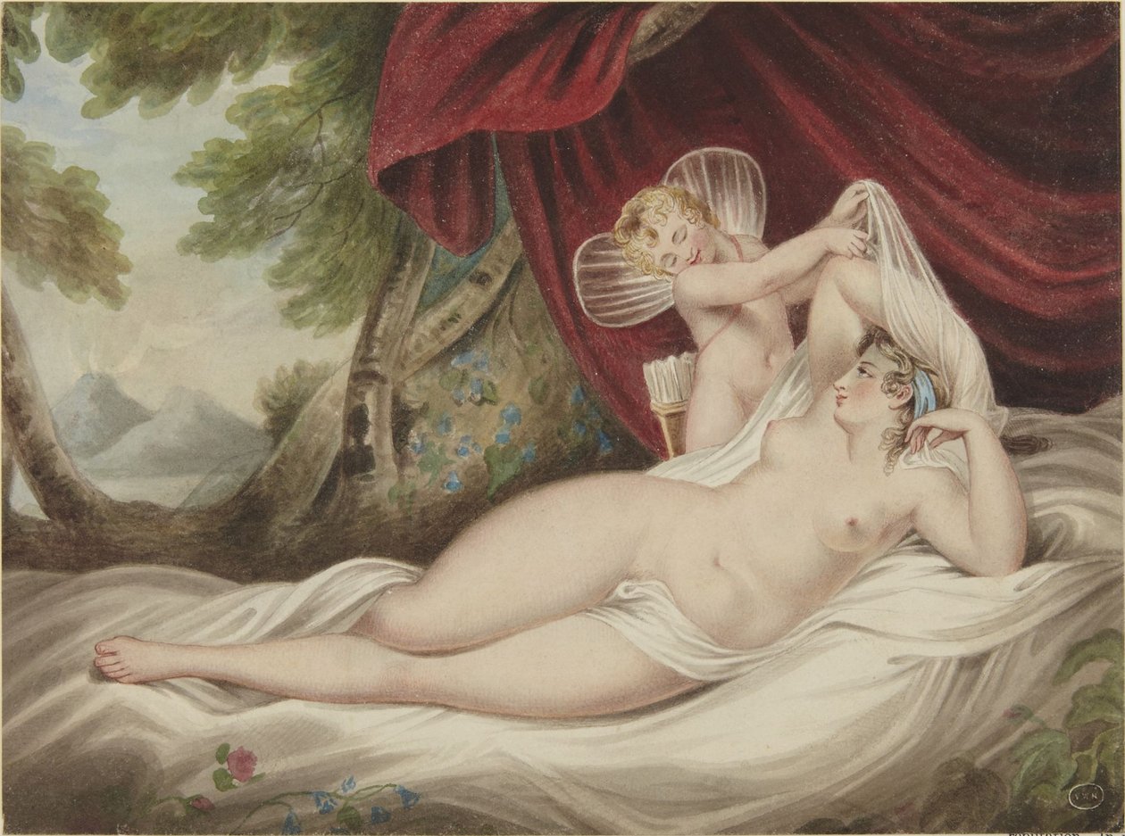 Cupido desvela Vénus de Francis Wheatley