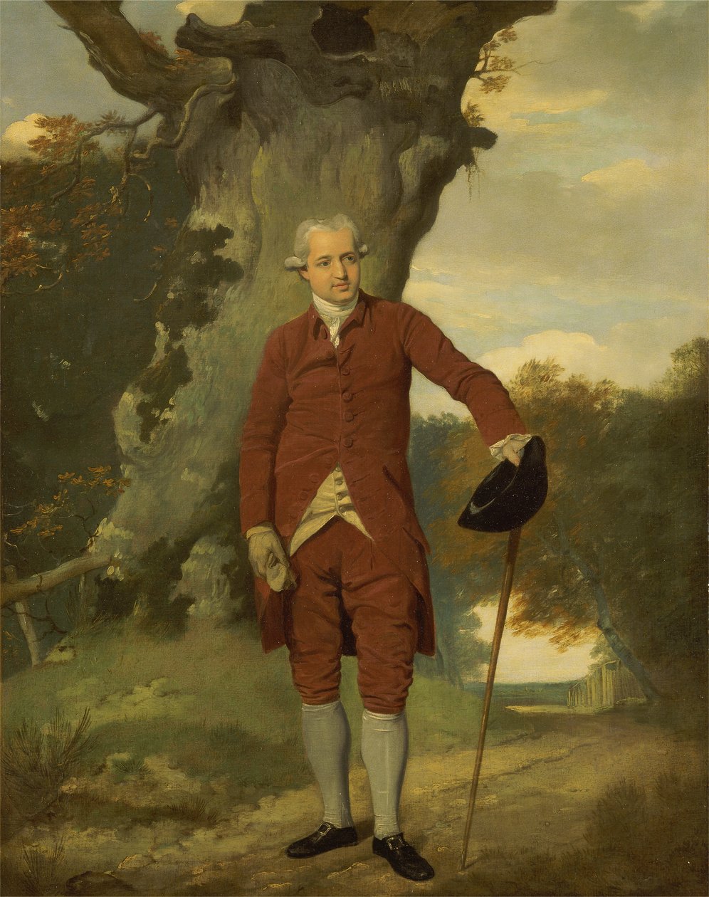 Retrato de um Homem, Possivelmente o Sr. Barclay de Francis Wheatley