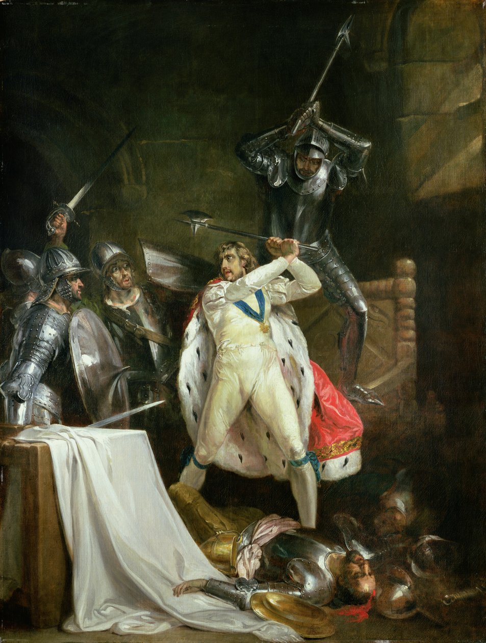 A morte do rei Ricardo II, c.1792-93) de Francis Wheatley