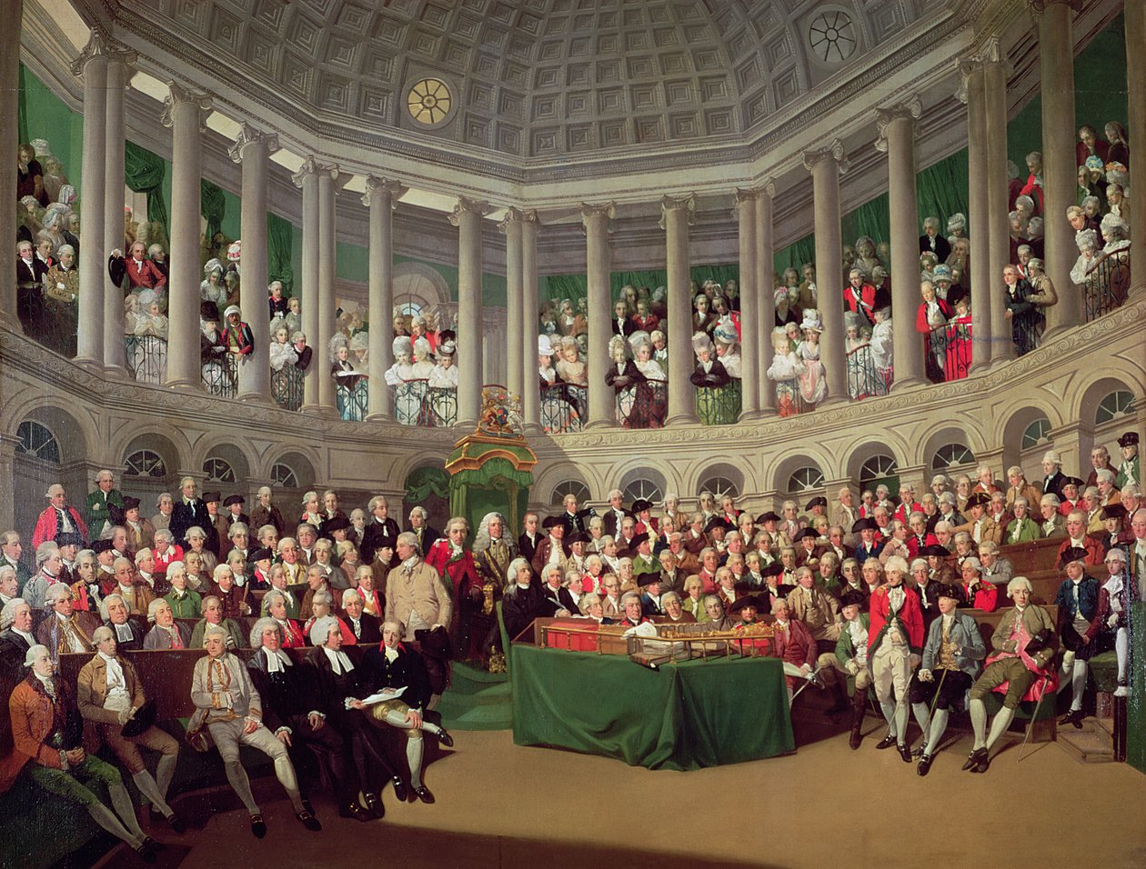 Câmara dos Comuns da Irlanda de Francis Wheatley