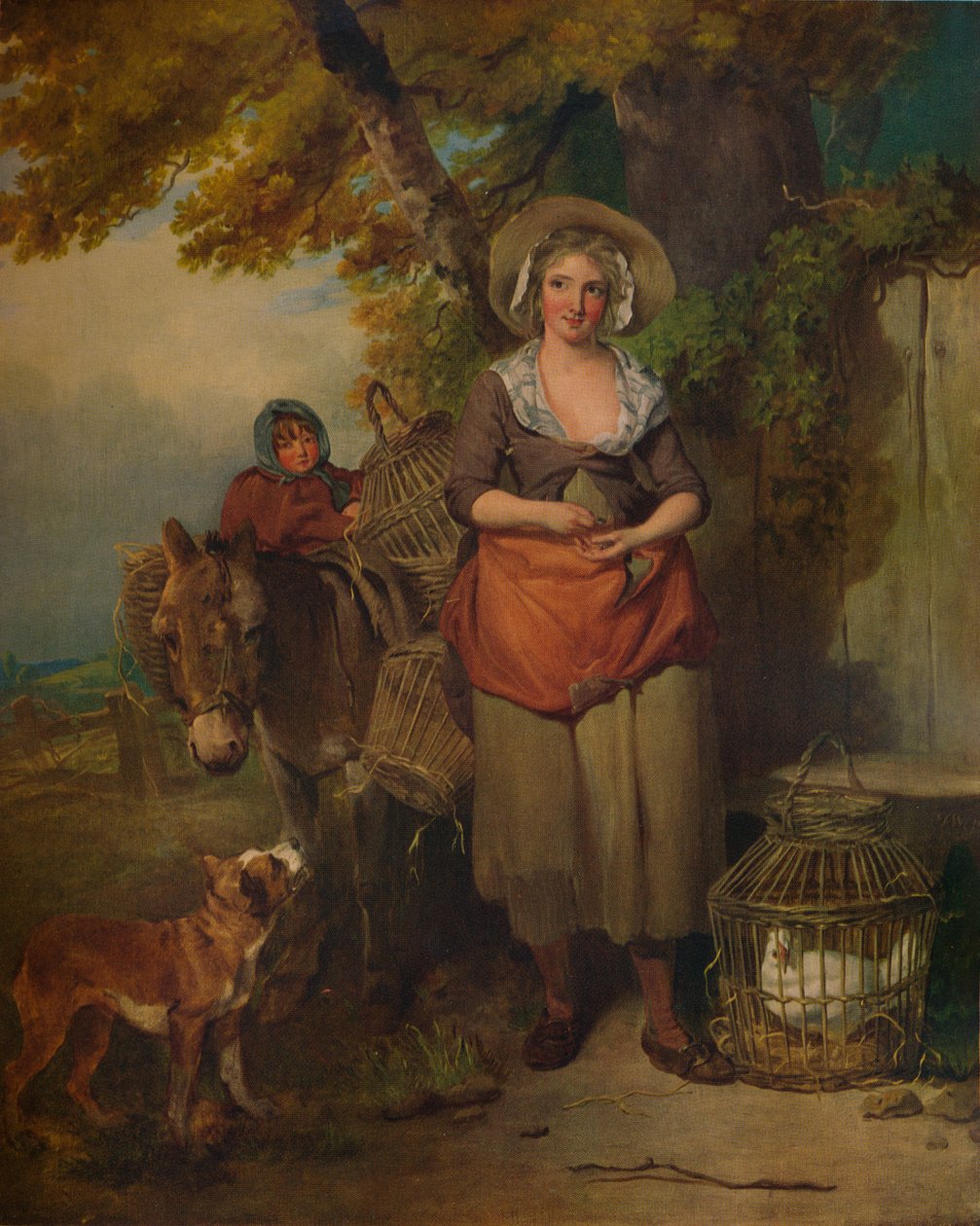 O Retorno do Mercado, 1786, 1938 de Francis Wheatley