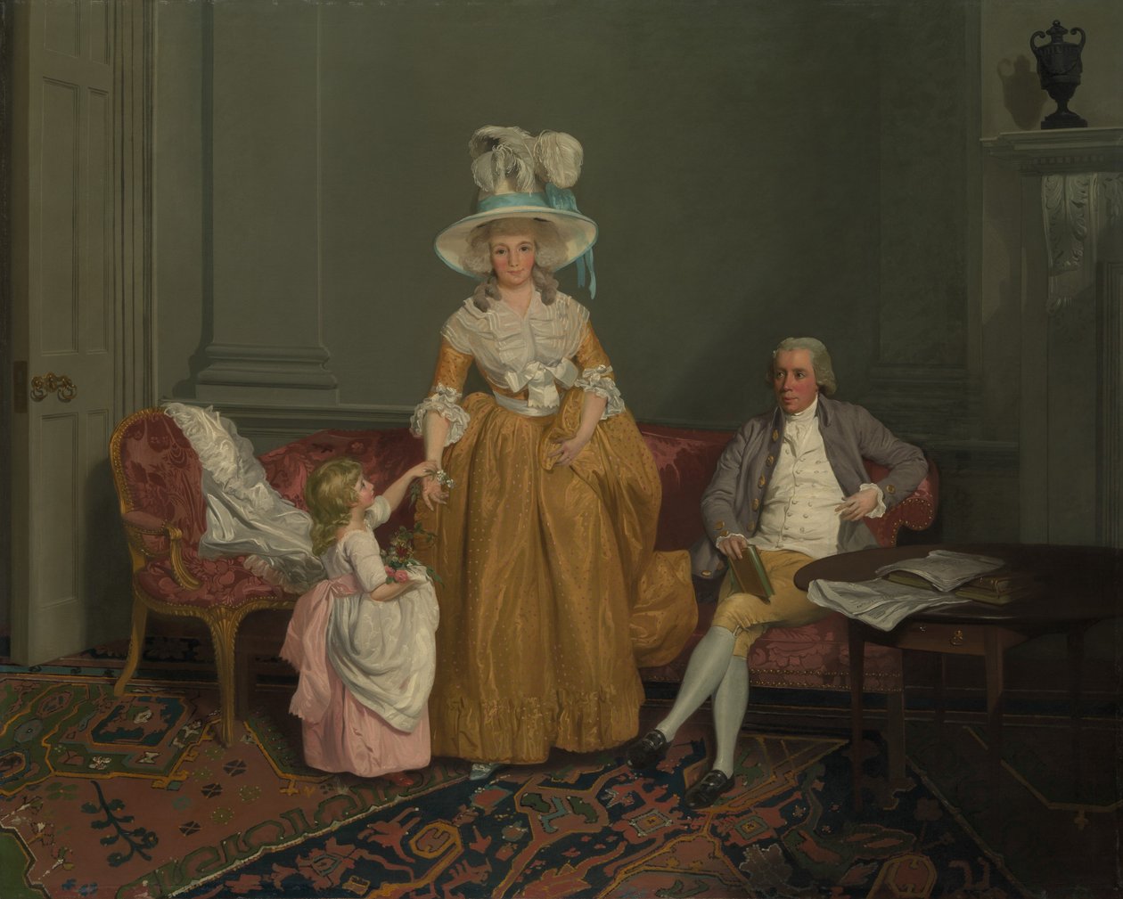 A Família Saithwaite, ca. 1785 de Francis Wheatley