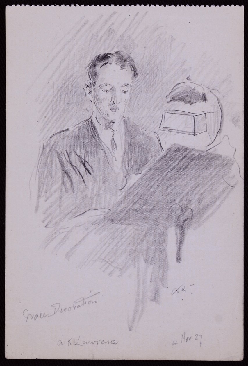 Retrato de AK Lawrence de Francis Wilfred Lawson