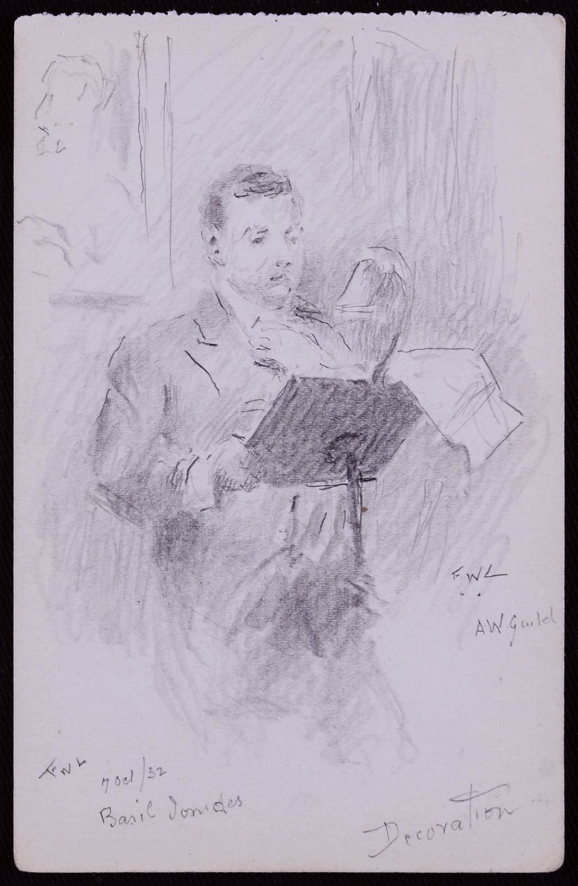 Retrato de Basílio Ionides de Francis Wilfred Lawson