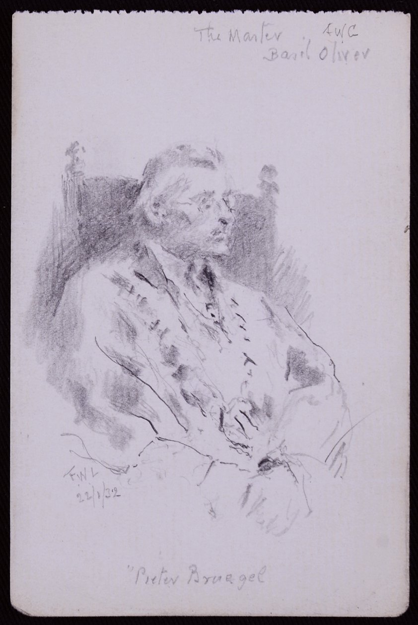 Retrato de Basil Oliver de Francis Wilfred Lawson