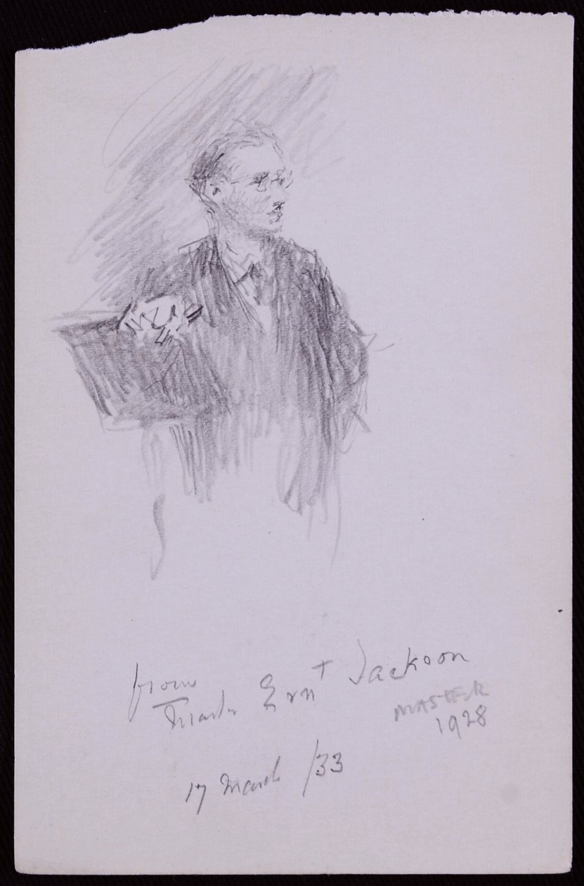 Retrato de Ernest Jackson de Francis Wilfred Lawson