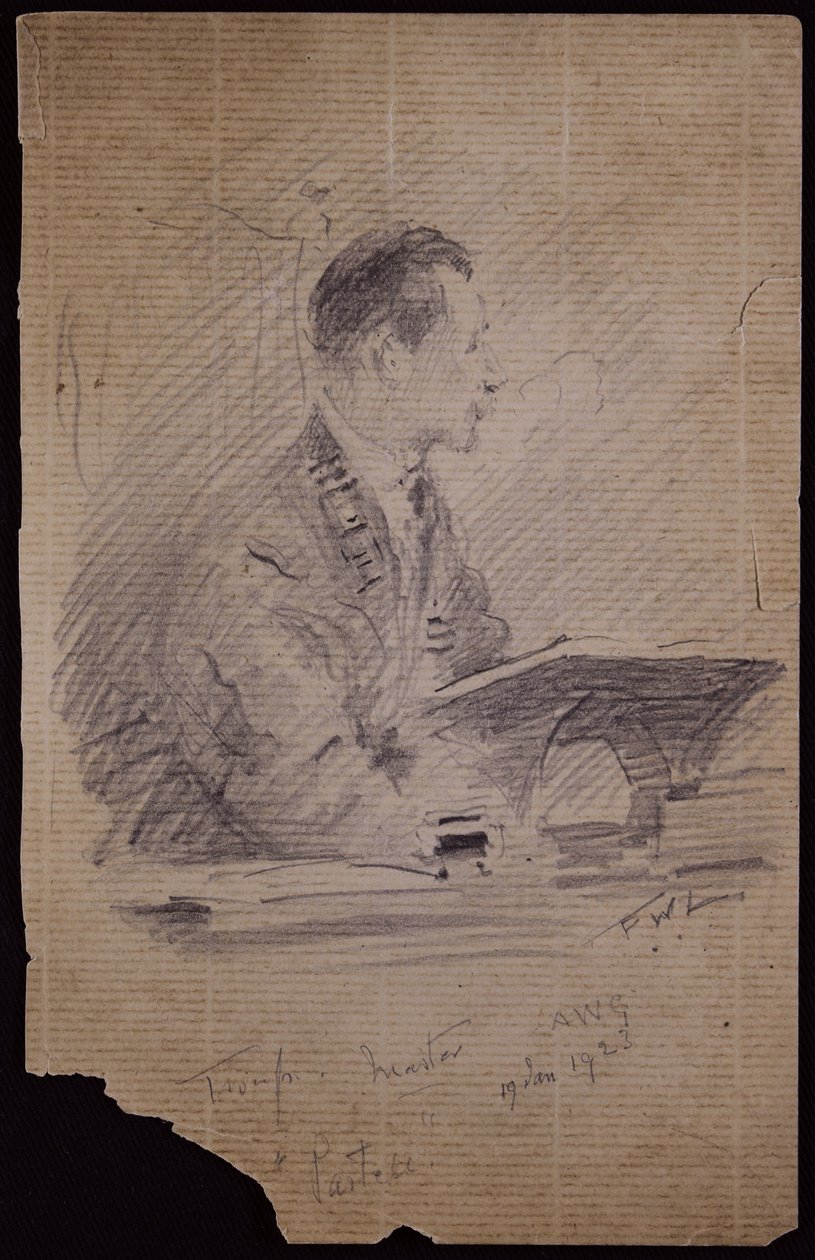 Retrato de Francis Troup de Francis Wilfred Lawson