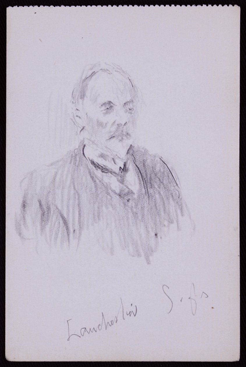 Retrato de HV Lanchester de Francis Wilfred Lawson