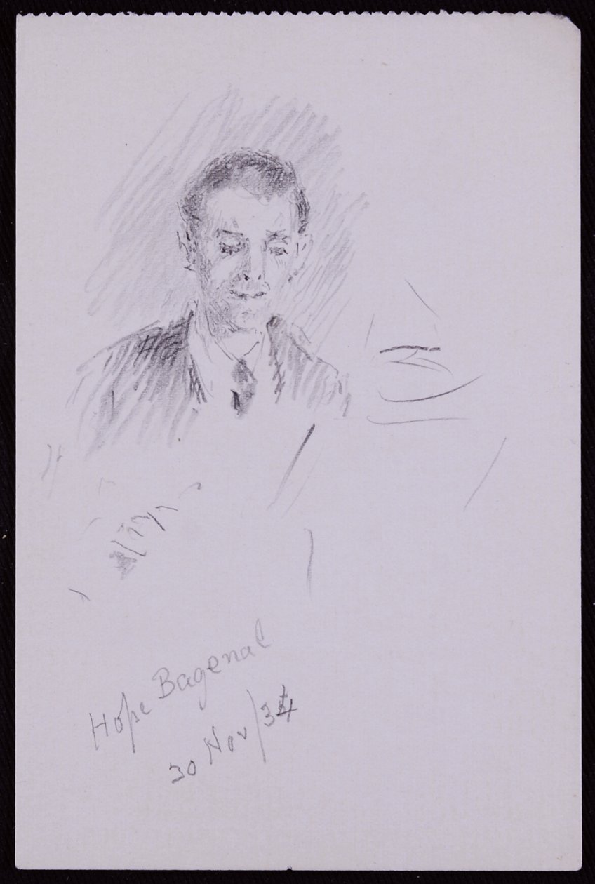 Retrato de Hope Bagenal de Francis Wilfred Lawson