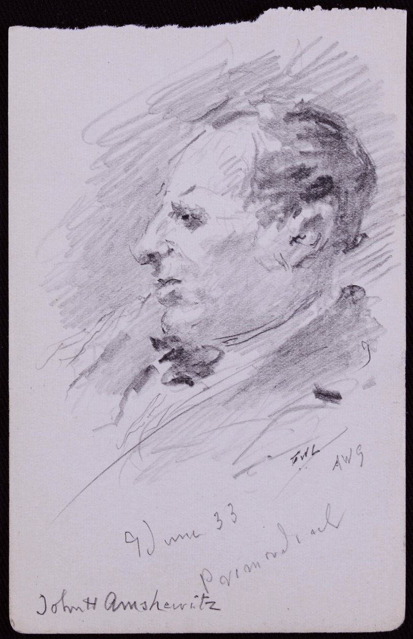 Retrato de John Amshewitz de Francis Wilfred Lawson