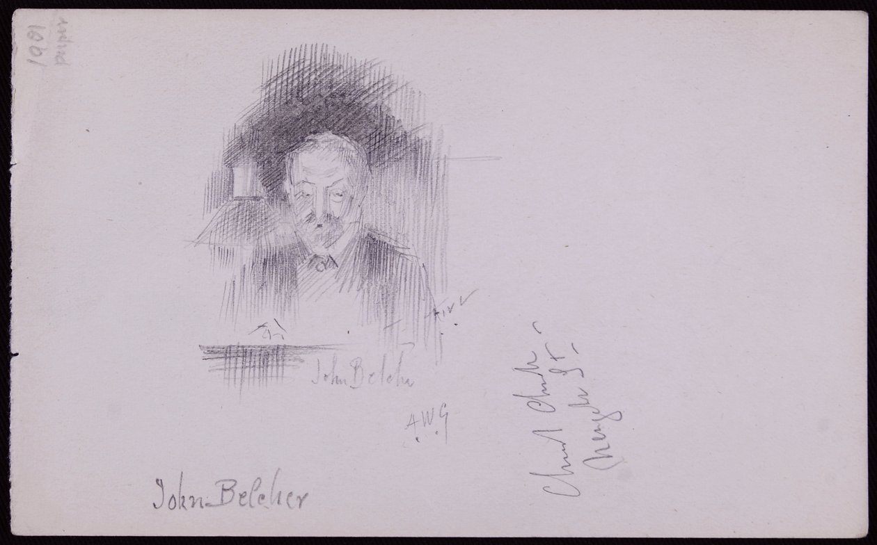 Retrato de John Belcher de Francis Wilfred Lawson