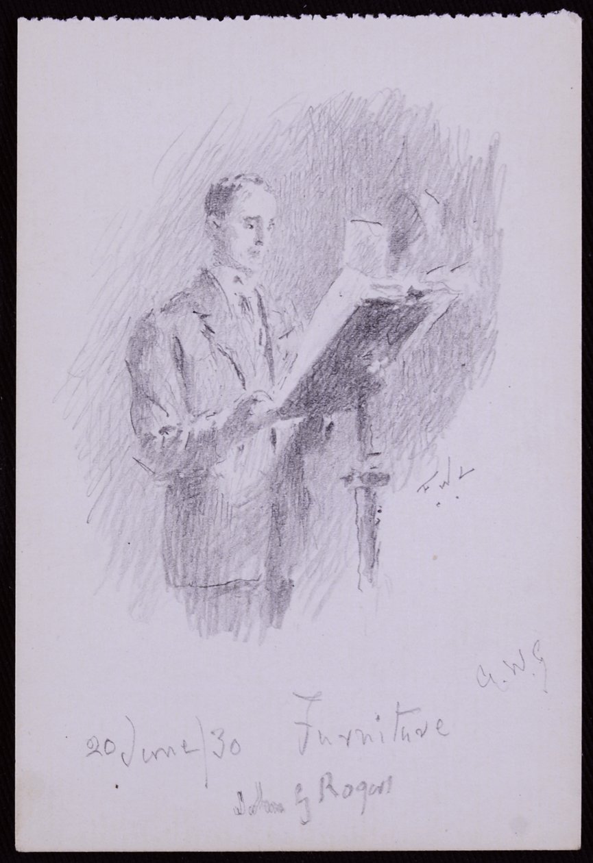 Retrato de John G Rogers de Francis Wilfred Lawson