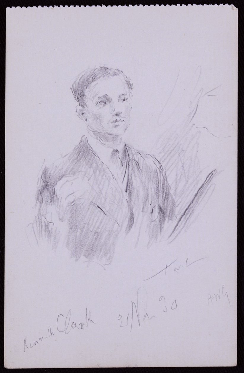 Retrato de Kenneth Clarke de Francis Wilfred Lawson