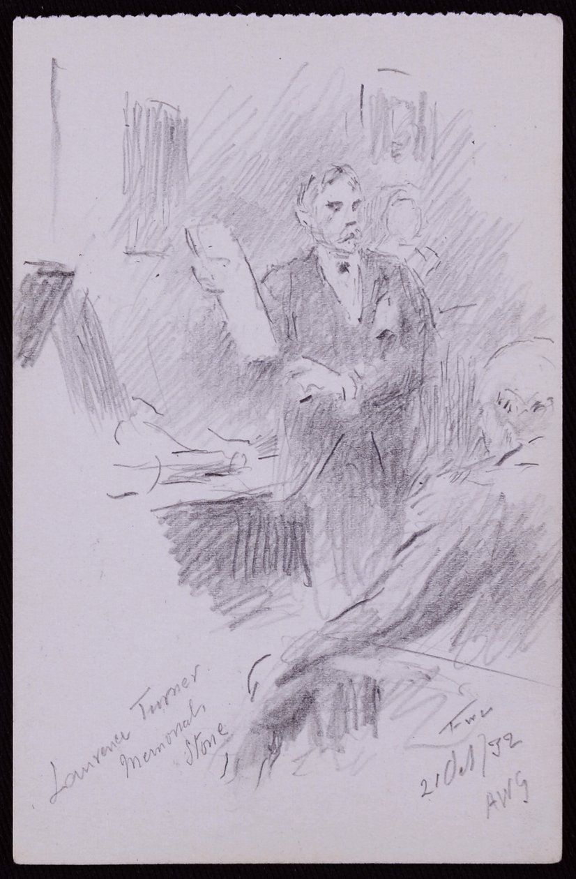 Retrato de Laurence Turner de Francis Wilfred Lawson