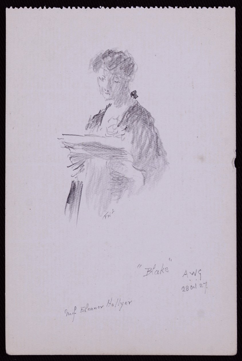 Retrato de Miss Eleanor Hellyer de Francis Wilfred Lawson