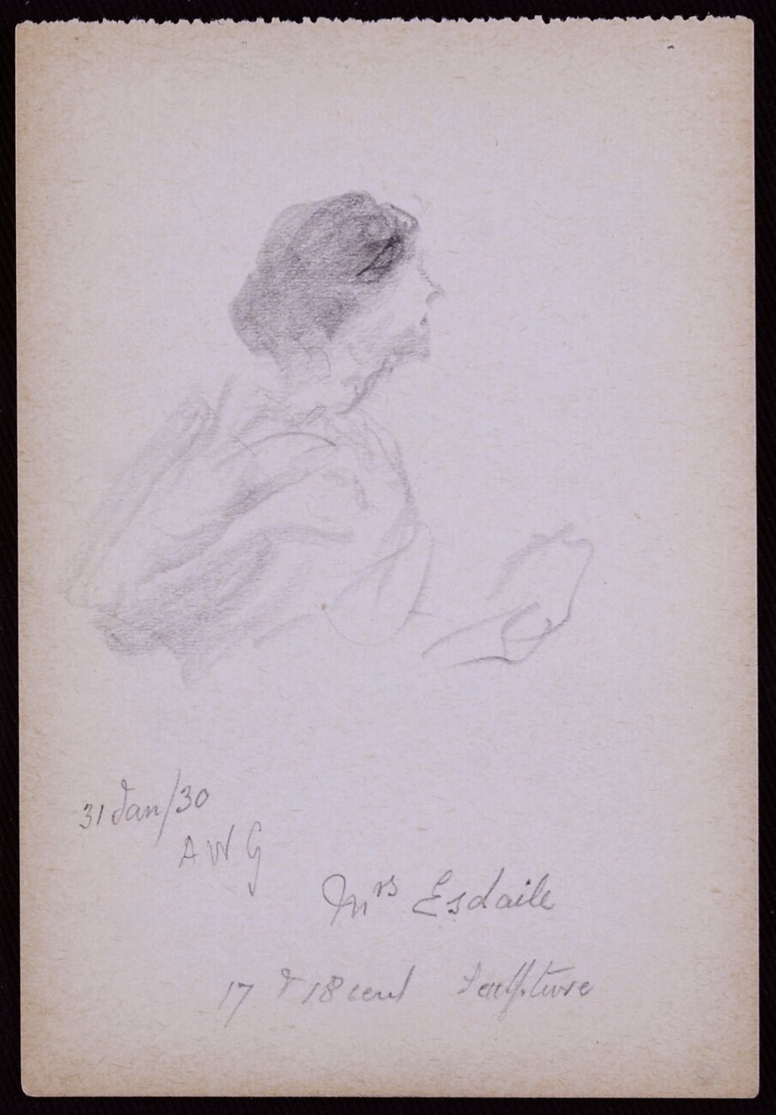 Retrato da Sra. Arundel Esdaile de Francis Wilfred Lawson
