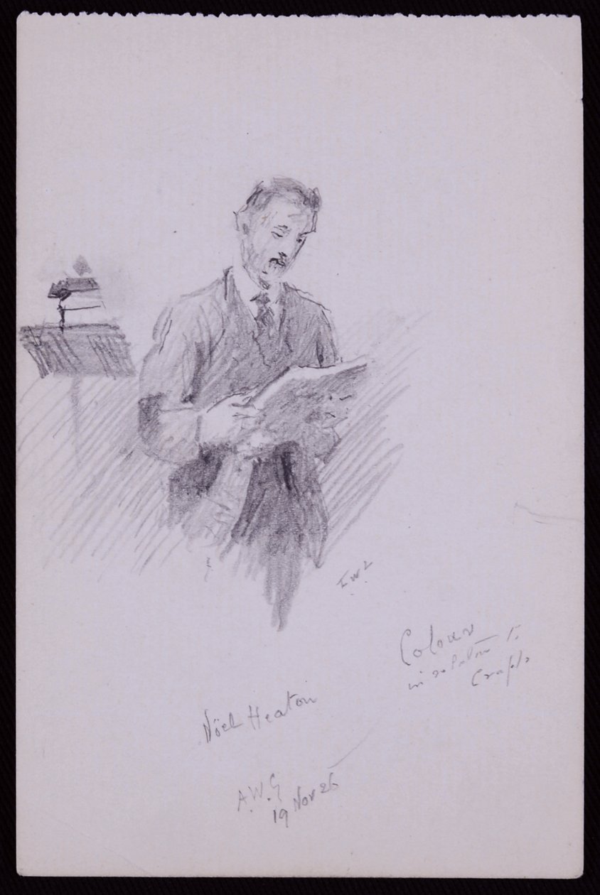 Retrato de Noel Heaton de Francis Wilfred Lawson