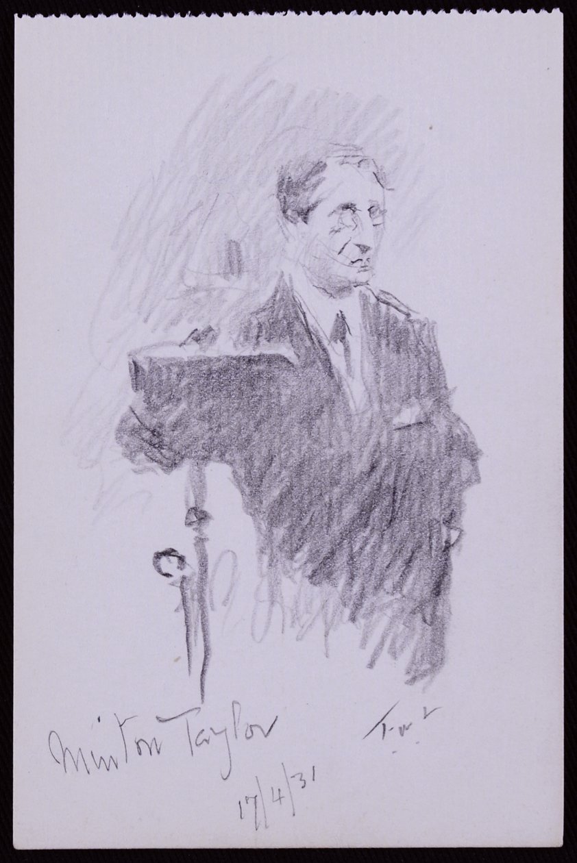 Retrato de R. Minton Taylor de Francis Wilfred Lawson