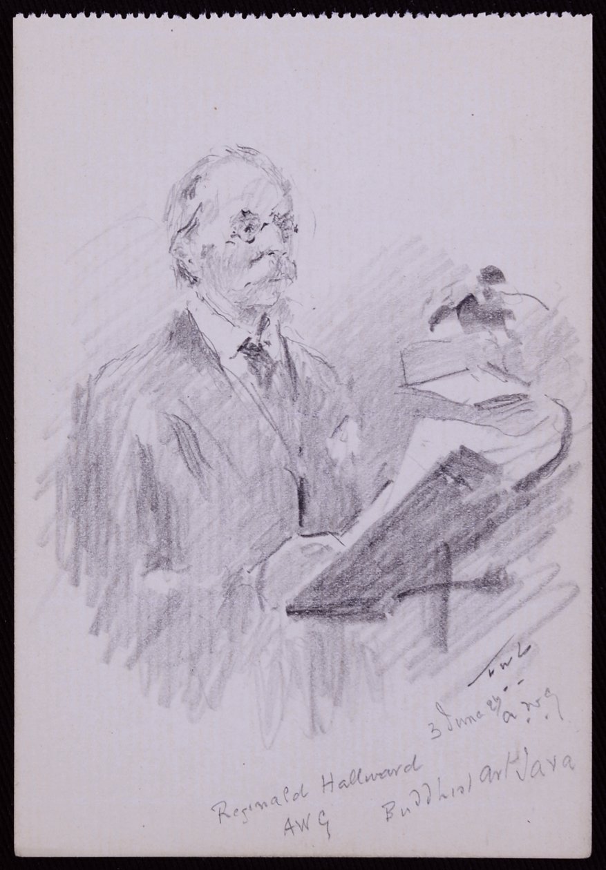 Retrato de Reginald Hallward de Francis Wilfred Lawson
