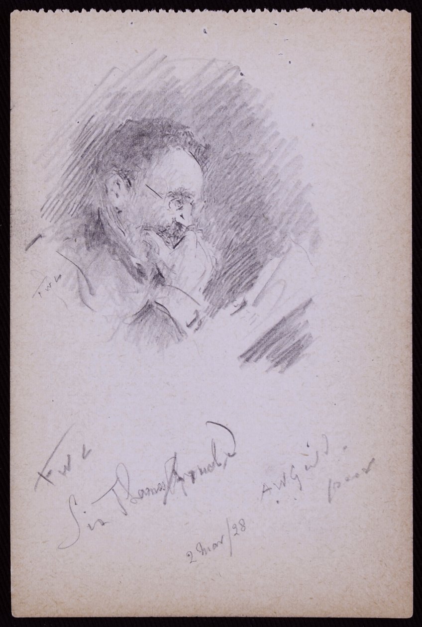 Retrato de Sir Thomas Arnold de Francis Wilfred Lawson
