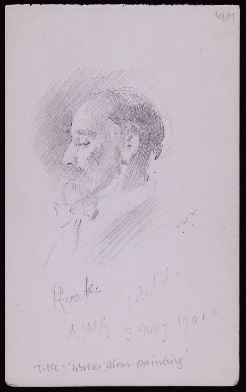 Retrato de TM Rooke de Francis Wilfred Lawson