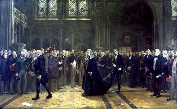 A Procissão do Orador em 1881 de Francis Wilfred Lawson