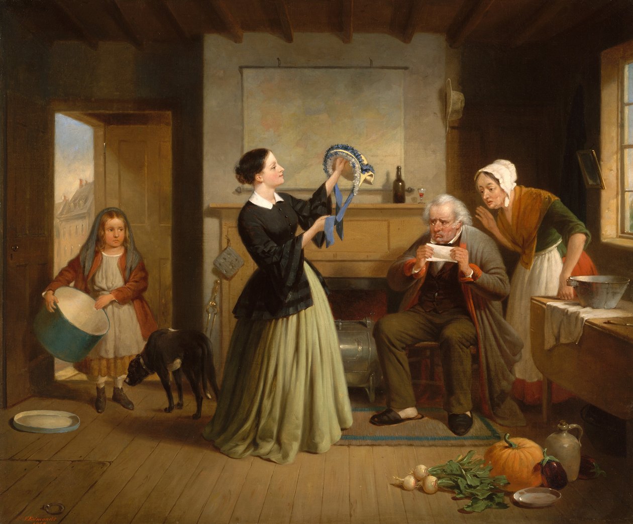 O capô novo, 1858. de Francis William Edmonds