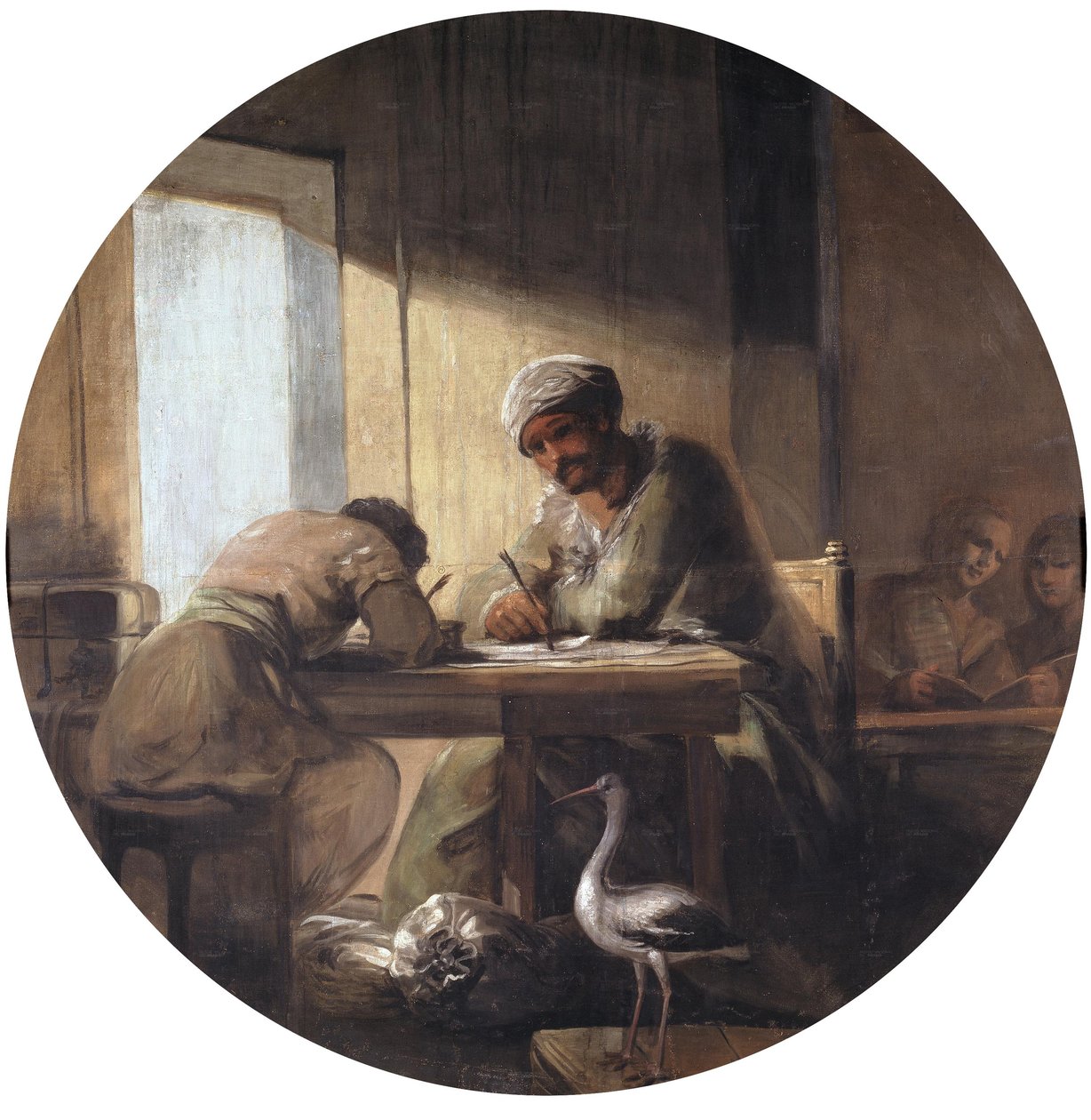 O comércio. Óleo sobre tela. Madri, Museu do Prado. de Francisco de Goya