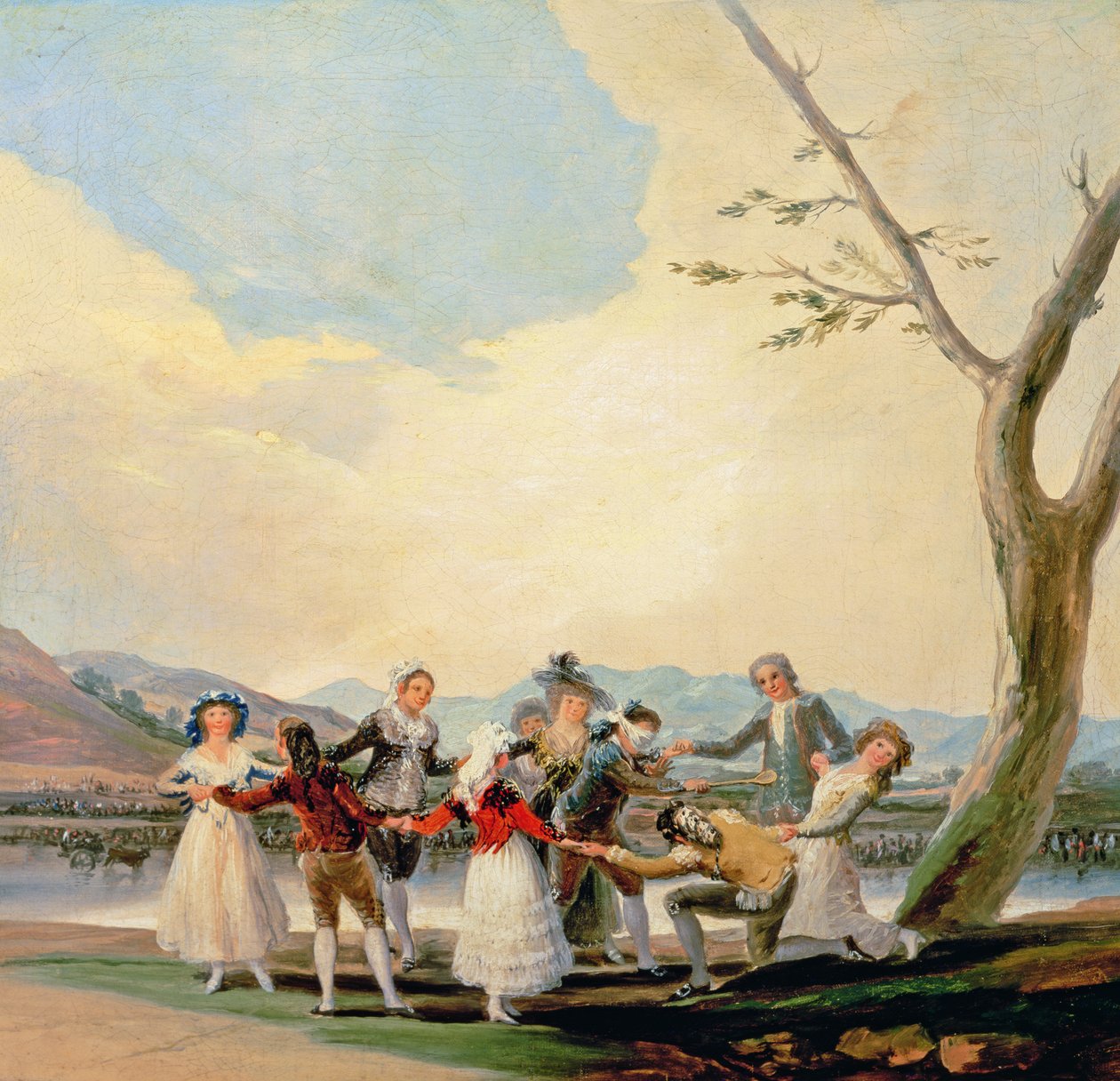 Buff de Homem Cego (veja também 29683) de Francisco de Goya