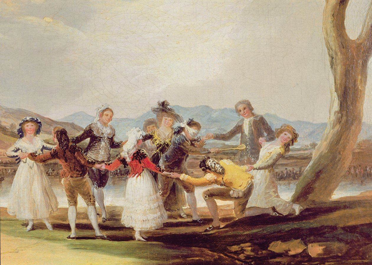 Buff de Homem Cego (veja também 610170 e 29863) de Francisco de Goya