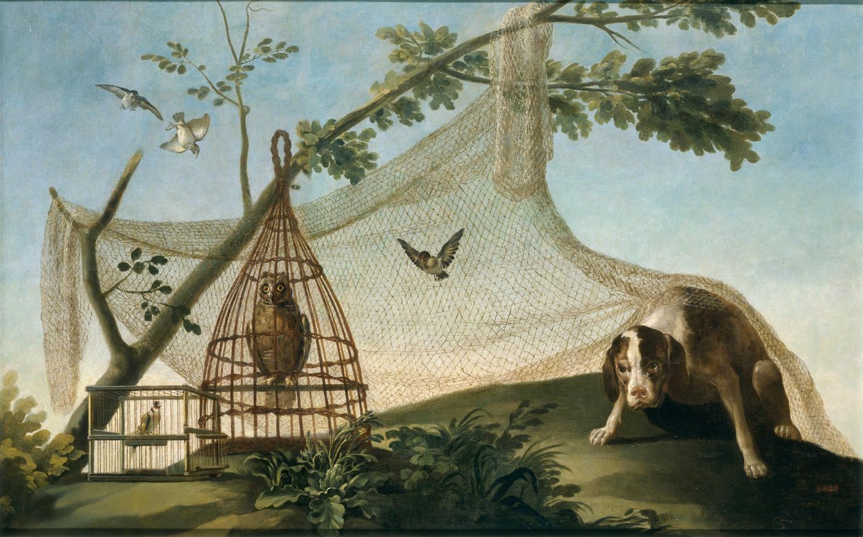 Caça com uma reclamação de Francisco de Goya
