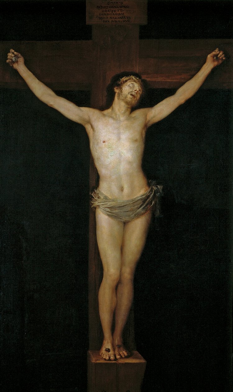 Cristo na cruz de Francisco de Goya