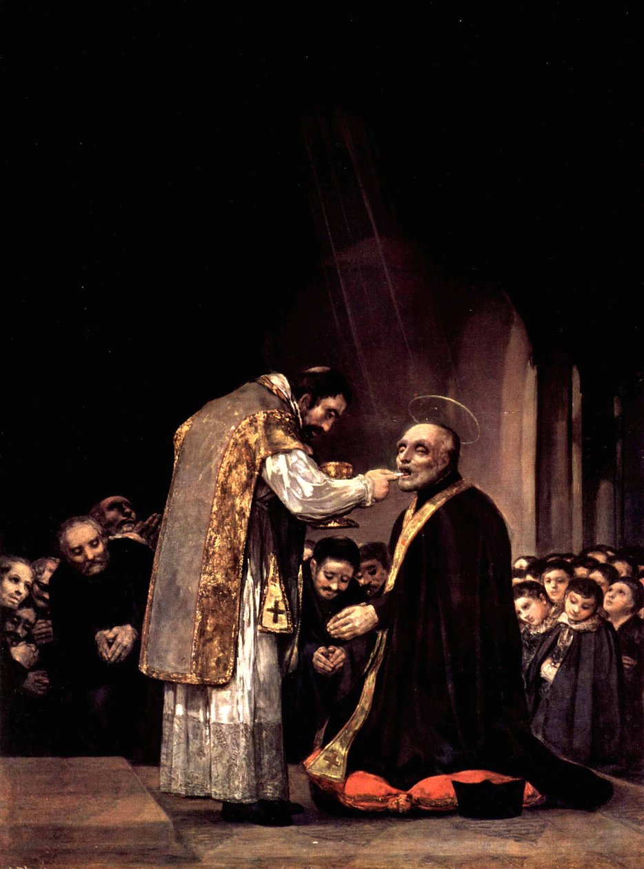 A última comunhão de São José de Calasanza de Francisco de Goya