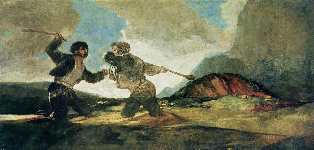 Duelo com os Clubes de Francisco de Goya
