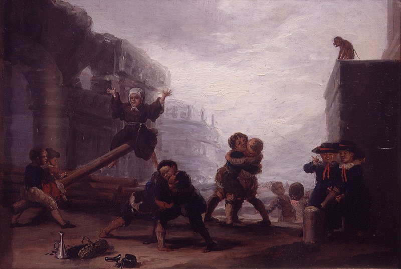 A gangorra de Francisco de Goya