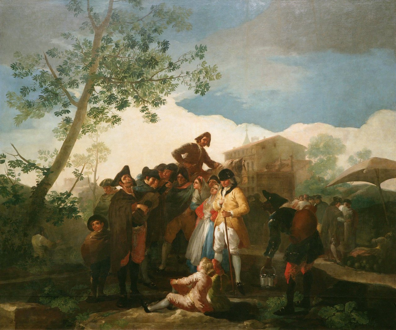 O guitarrista cego de Francisco de Goya