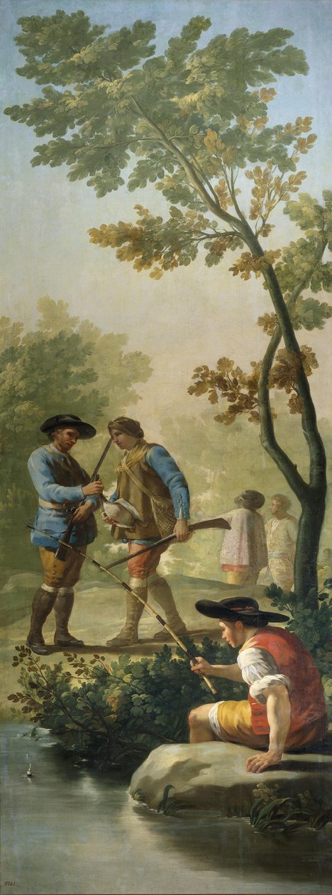 O pescador de cana de Francisco de Goya