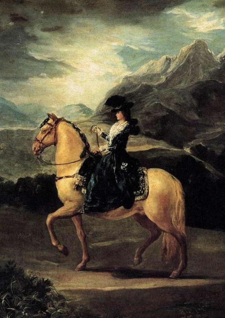 Retrato equestre de María Teresa de Vallabriga de Francisco de Goya